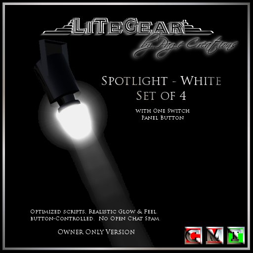 -{LiTeGear}- Spotlights - White (Owner Only Version)