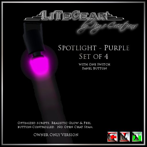 -{LiTeGear}- Spotlights - Purple (Owner Only Version)