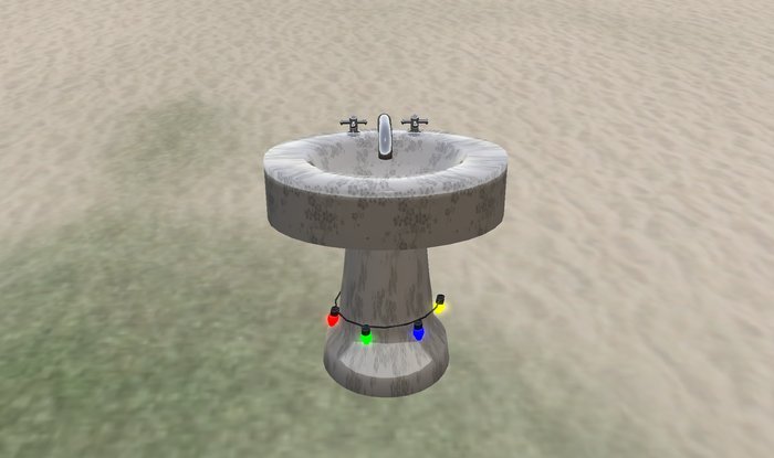 Christmas Round Sink (full perm)