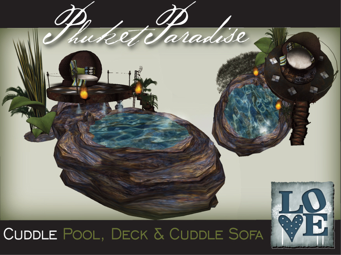 Phuket Paradise animated rock pool, deck and cuddle nest, PROMO PRICE!