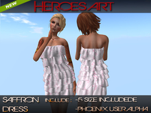 Heroes Art.- PROMO Woman Balze Dress white and pink