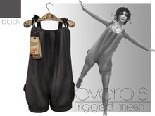 !gO! overalls -black-