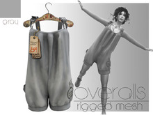 !gO! overalls -gray-