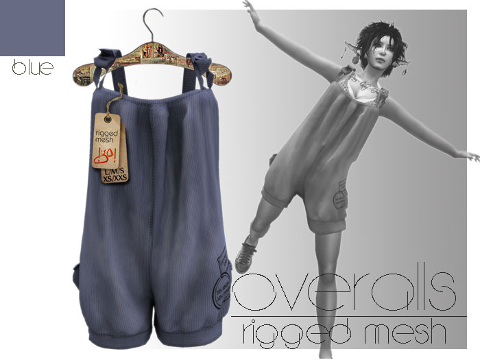 !gO! overalls -blue-