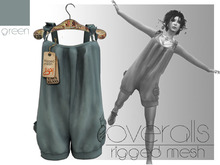 !gO! overalls -green-