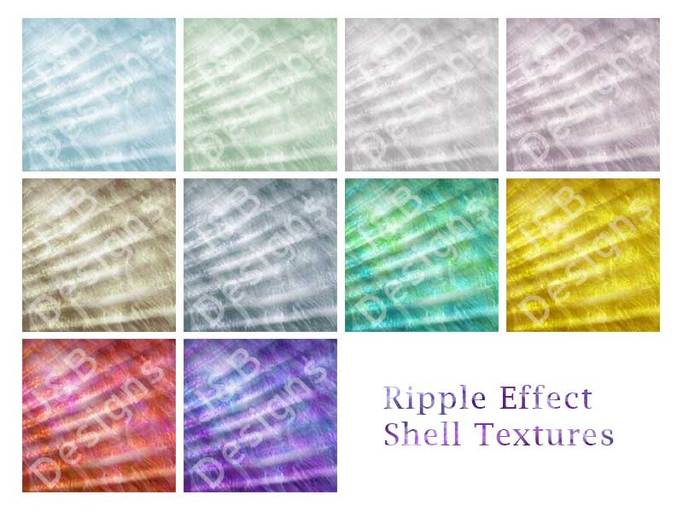 Shell Textures - Shell Ripple Effect Textures