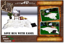 ..:::AB:::..Love Rug With Easel