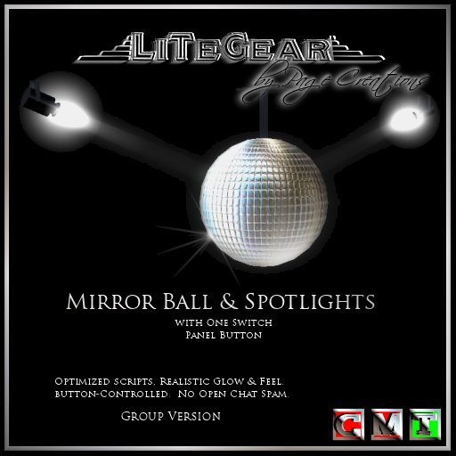 -{LiTeGear}- Mirror Ball w/Mini Spots & Dance Floor Effect (Owner/Group Version)