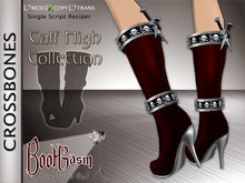 Bootgasm Crossbones Boots Red