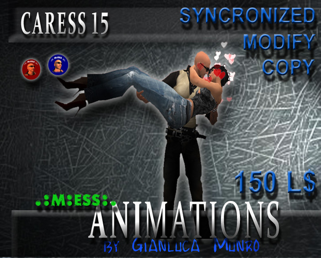 COPY/MOD COUPLES ANIMATION "CARESS 15" 