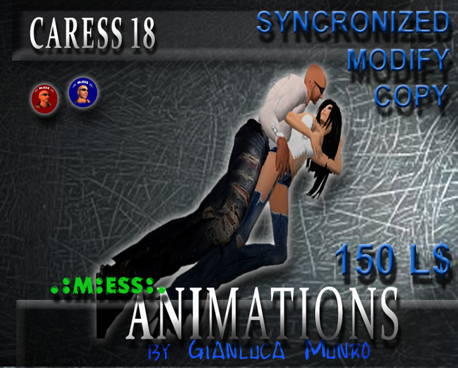 COPY/MOD COUPLES ANIMATION "CARESS 18" 