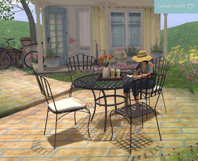 {what next} Hampton Garden Set - Iron 