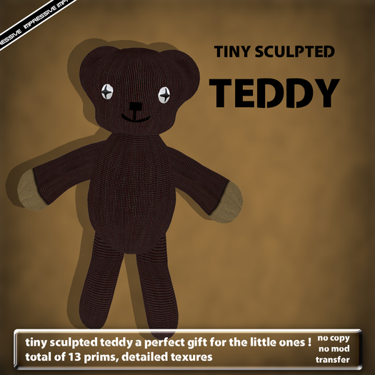 tiny teddy a gift for kids // IMPRESSIVE DESIGNS