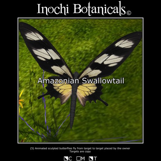 Inochi Butterflies - Fat Pack : Animated Target Seeking Butterflies