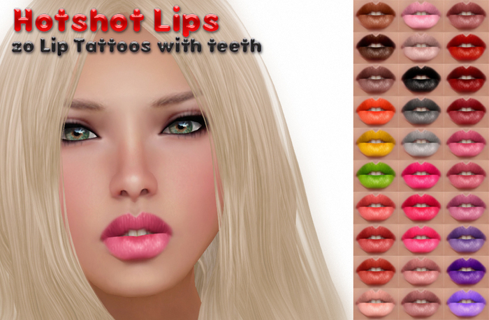 .:Glamorize:. Hotshot Lips - 30 Lips with Teeth