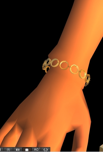 Gold Rings Bracelet