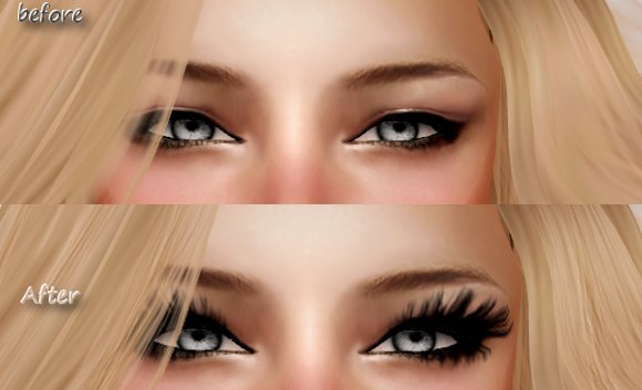 .:Glossy:. Tattoo eyelashes-cílios-