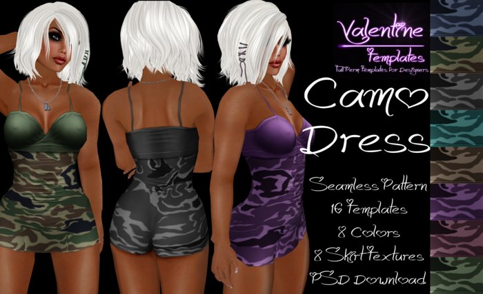 *VT* - Camo Dress 