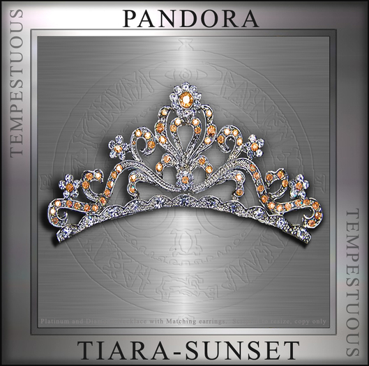 "Pandora" Tiara - Sunset-  by ~TEMPESTUOUS~ SALE - DISCONTINUED