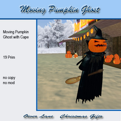 Halloween - Moving pumpkin Ghost