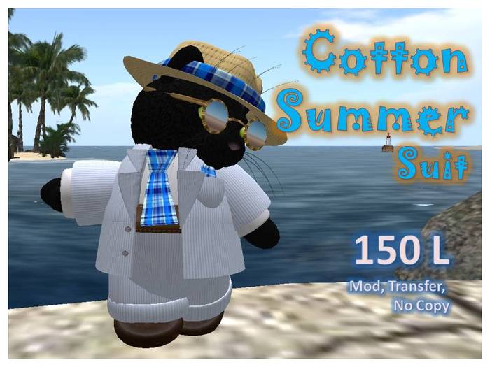 Tiny Cotton Summer Suit Box