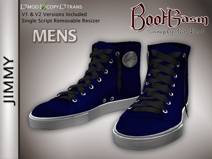 Bootgasm Jimmy Men's Canvas Shoes Blue