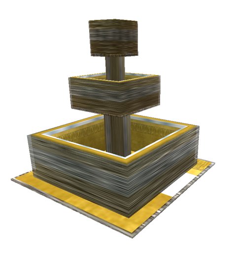 Fountain Outer Flow in Gold and Silver