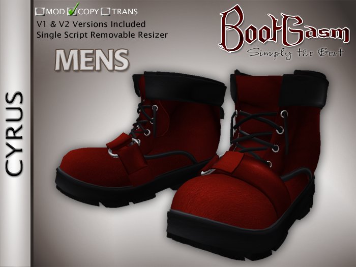 Bootgasm Cyrus Men's Boots Red