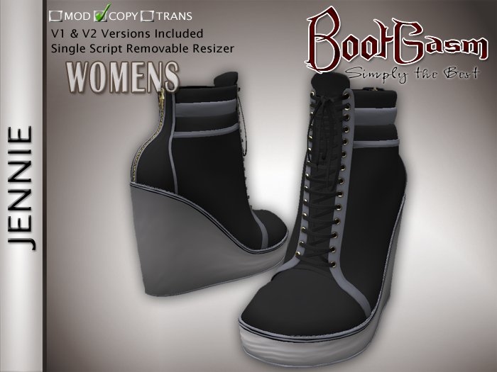 Bootgasm Jennie Platform Women's Shoes Black