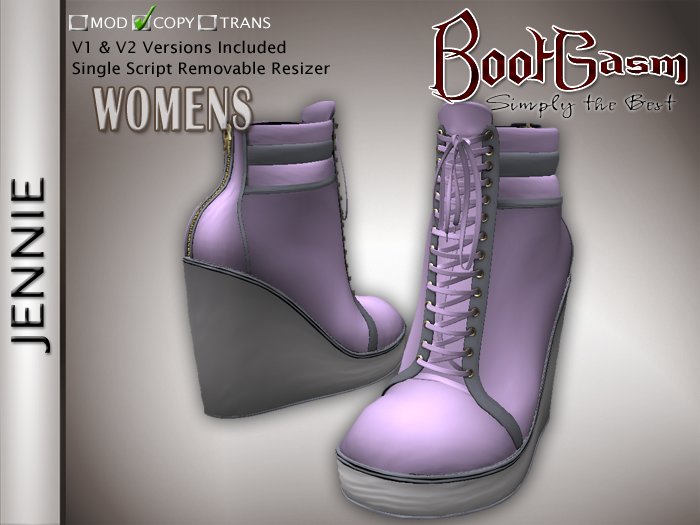 Bootgasm Jennie Platform Women's Shoes Purple