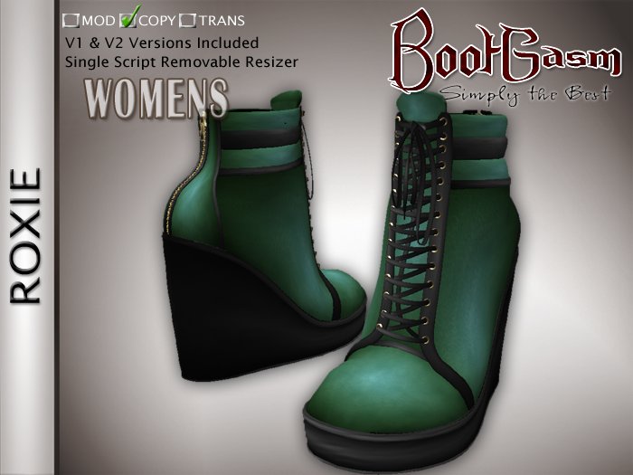 Bootgasm Roxie Platform Women's Shoes Green