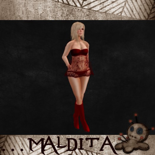 ::::Maldita:::: BabyDoll Red