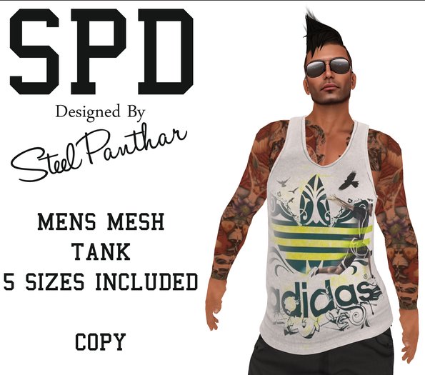 SPD Mens Mesh Tank - Sports Nut (Boxed)