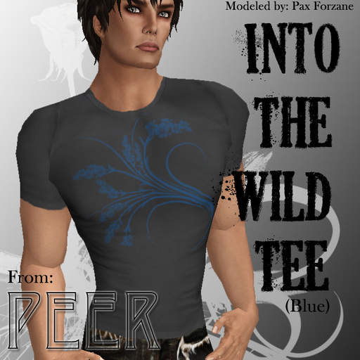 PEER Tee- Into the Wild (blue)