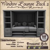 -TC- Window Lounge Pack 2 Clearance Priced