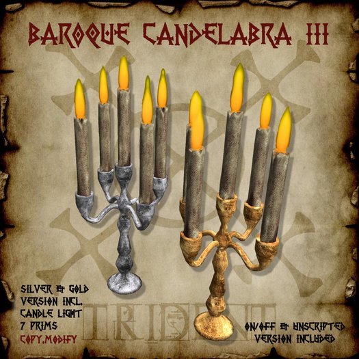 Baroque Candelabra III 