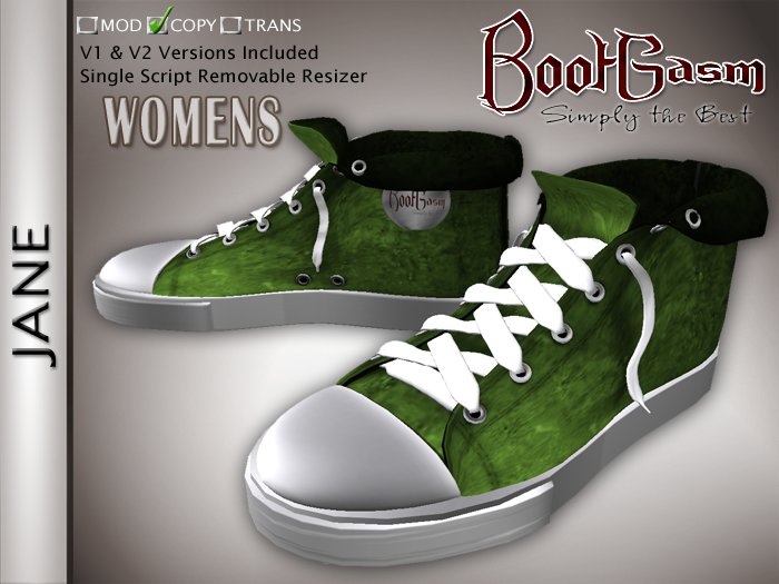 Bootgasm Jane Mid Top Canvas Women's Shoes Green