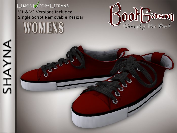 Bootgasm Shayna Low Top Canvas Women's Shoes Red