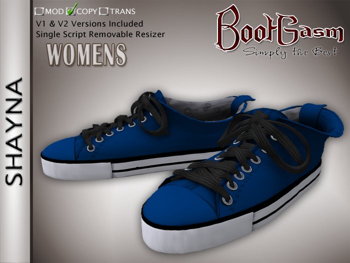 Bootgasm Shayna Low Top Canvas Women's Shoes Blue