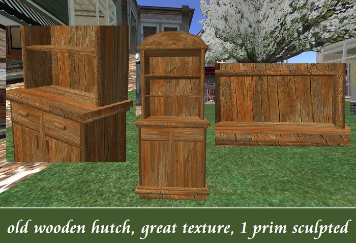 old  wooden hutch