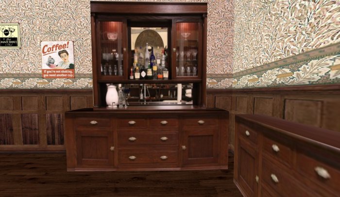 modern home bar