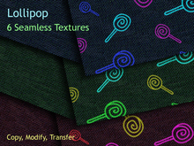 Lollipop - 6 Seamless Textures Full Perm