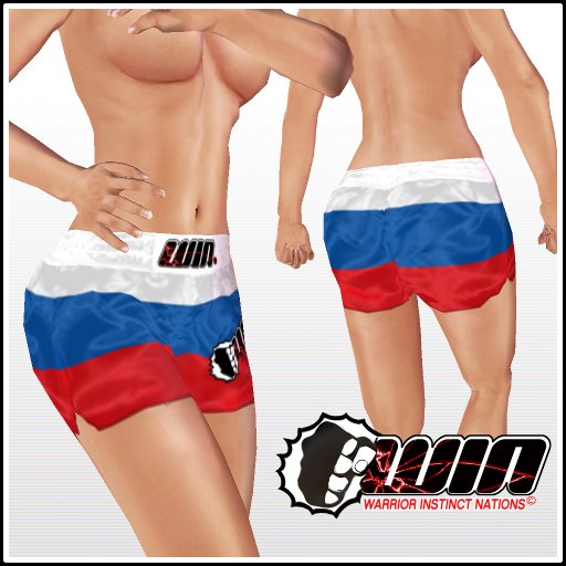 WIN Russia Flag Short Trunks