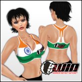WIN India Flag Sports Bra