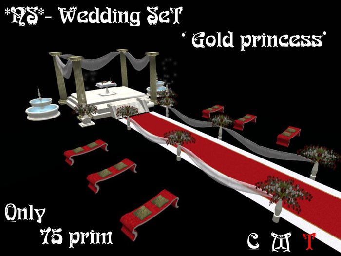 *NS*-Wedding SeT " Gold princess"