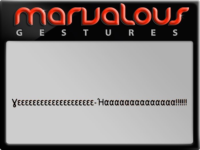 YEEE-HAA! GESTURE