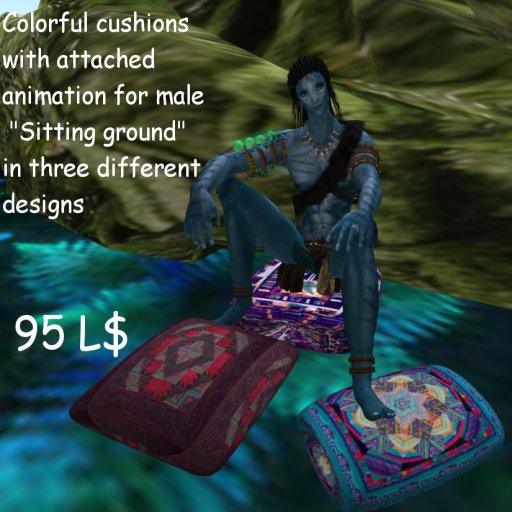 AF Cushion Male - Sitting ground Box