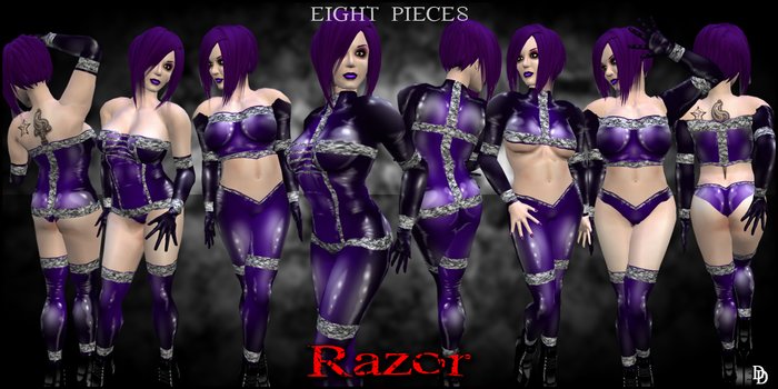 Dare Designs: Razor - purple