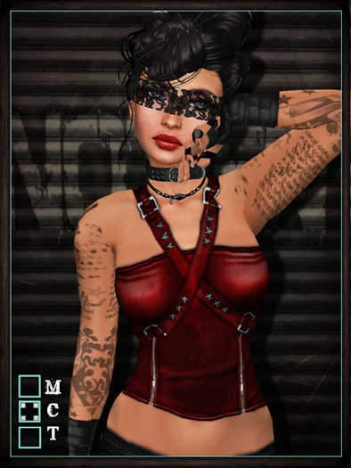 .:* LOULOU&CO *:. Corset :: JEALOUS ROCK :: V.1 Red 