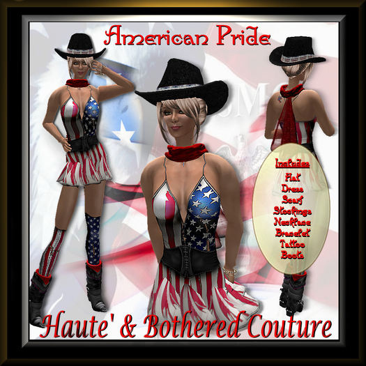 Haute' & Bothered Couture Presents:  "AMERICAN PRIDE" Set